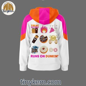 Dunkin Donuts Treat Yo Self Runs On Dunkin Halloween Hoodie Sweatshirt T Shirt 3 HbP8g