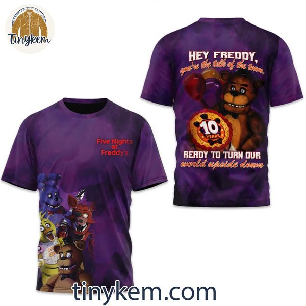 Five Nights At Freddy’s Ready To Turn Our World Upside Down T-Shirt Hoodie Sweatshirt