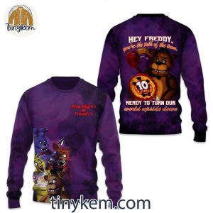 Five Nights At Freddys Ready To Turn Our World Upside Down T Shirt Hoodie Sweatshirt 4 Jhehu