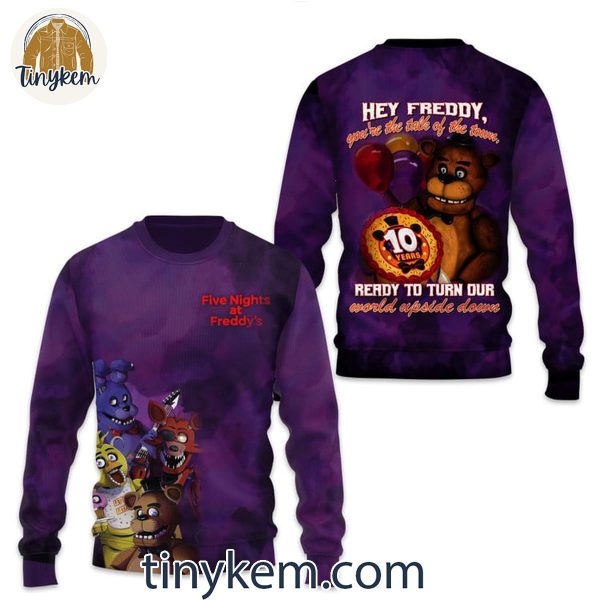 Five Nights At Freddy’s Ready To Turn Our World Upside Down T-Shirt Hoodie Sweatshirt