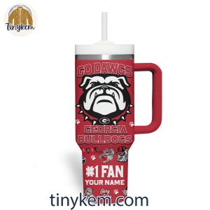 Georgia Bulldogs Dawgs Nation Loud And Proud 40 Oz Tumbler 3 TekBN