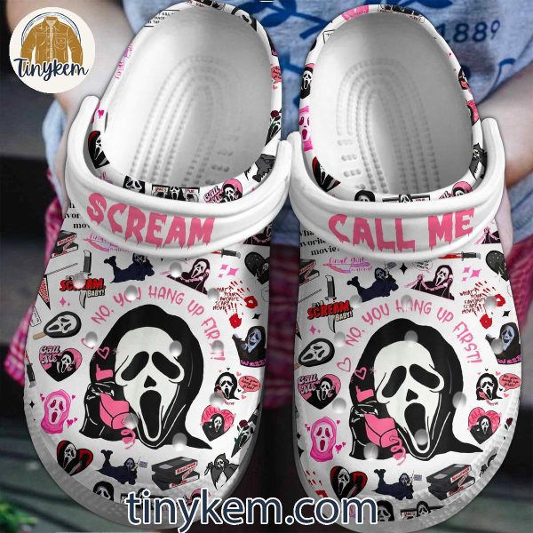 Ghostface Of Scream Call Me No You Hang Up First Crocs Clogs