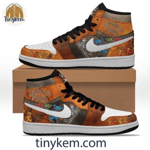 Grateful Dead In Fall Season Dancing Bears Air Jordan 1 Shoes 2 NSsUd