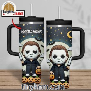 Halloween Movies Michael Myers Dangerous Man Customized 40 Oz Tumbler