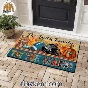 Jacksonville Jaguars Fall Tis The Season Customized Doormat 2 zDFeD