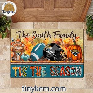 Jacksonville Jaguars Fall Tis The Season Customized Doormat 3 WvABz