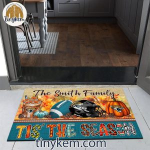 Jacksonville Jaguars Fall Tis The Season Customized Doormat 4 3yqal