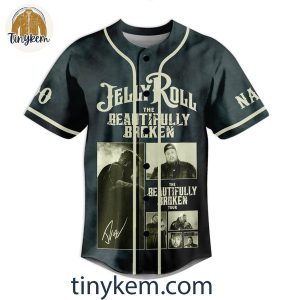 Jelly Roll The Beautifully Broken Tour 2024 Customized Baseball Jersey 2 rIsEj