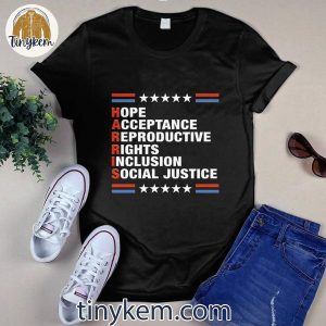 Kamala Harris Hope Acceptance Social Justice For 47th President T Shirt 4 BNfW6