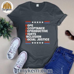 Kamala Harris Hope Acceptance Social Justice For 47th President T Shirt 5 kBDY2