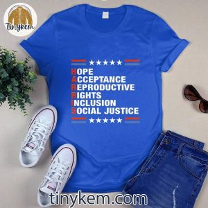 Kamala Harris Hope Acceptance Social Justice For 47th President T Shirt 7 D4PuW