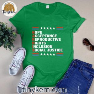 Kamala Harris Hope Acceptance Social Justice For 47th President T Shirt 8 oyRTE