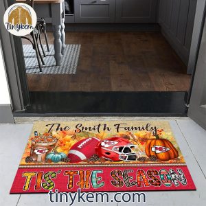 Kansas City Chiefs Fall Tis The Season Customized Doormat 4 goHBV