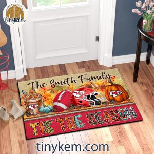 Kansas City Chiefs Fall Tis The Season Customized Doormat 5 HqZNg