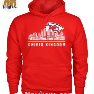 Kansas City Chiefs The Chiefs Kingdom Football Player Name Skyline Shirt 3 ZrQrl