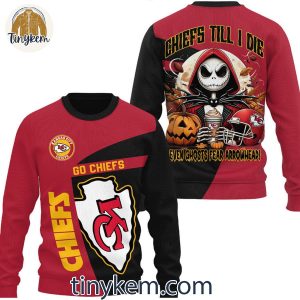 Kansas City Chiefs Till I Die Even Ghosts Fear Arrowhead Hoodie Sweatshirt T Shirt 3 R2enE