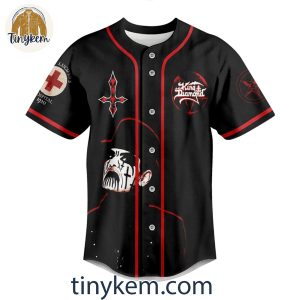 King Of Diamond Enter Saint Lucifers Hospital If You Dare Baseball Jersey 3 gEBB1