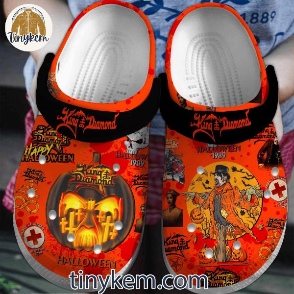 King Of Diamond Happy Halloween Crocs Clogs