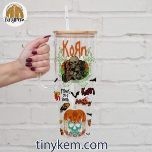 Korn Freak On The Leash Halloween Customized Glass 40 Oz Tumbler 4 FPgXg