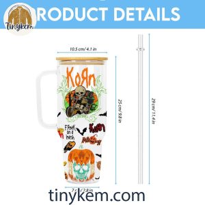 Korn Freak On The Leash Halloween Customized Glass 40 Oz Tumbler 6 wT6Bv