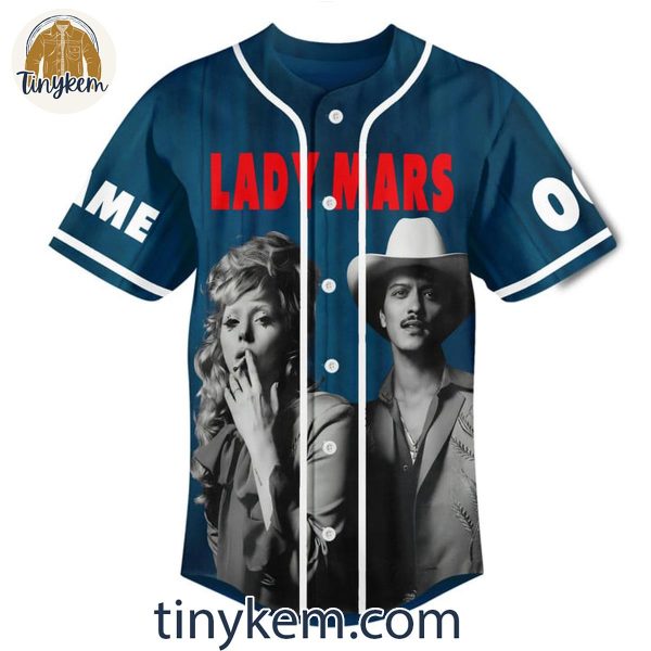 Lady Gaga Bruno Mars I’d Wanna Be Next To You Customized Baseball Jersey