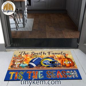 Los Angeles Rams Fall Tis The Season Customized Doormat 4 voaoH