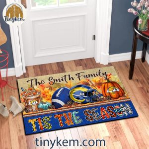 Los Angeles Rams Fall Tis The Season Customized Doormat 5 jTW8Y