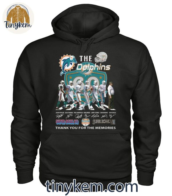 Miami Dolphins Thank You The Dolphins 1972 Perfect Season Shirt