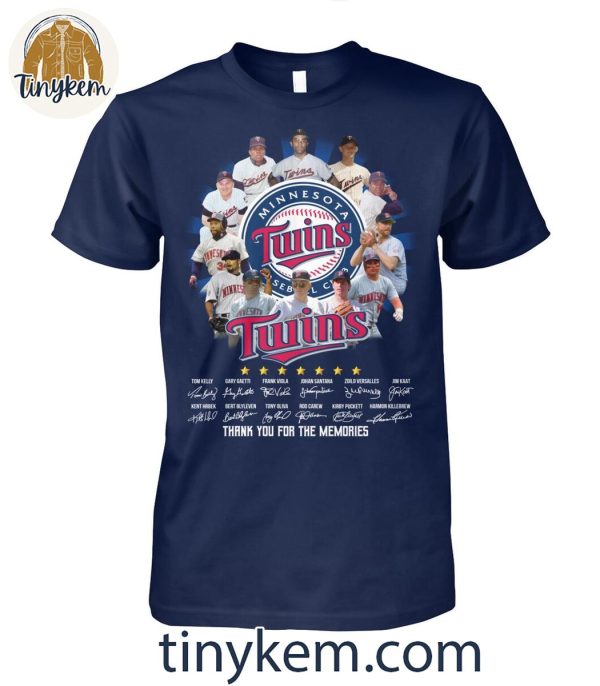 Minnesota Twins Baseball Legends Squad Thank You Shirt