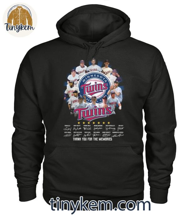 Minnesota Twins Baseball Legends Squad Thank You Shirt