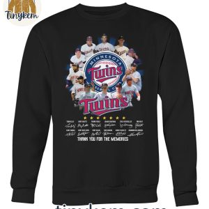 Minnesota Twins Baseball Legends Squad Thank You Shirt 3 3OWOO