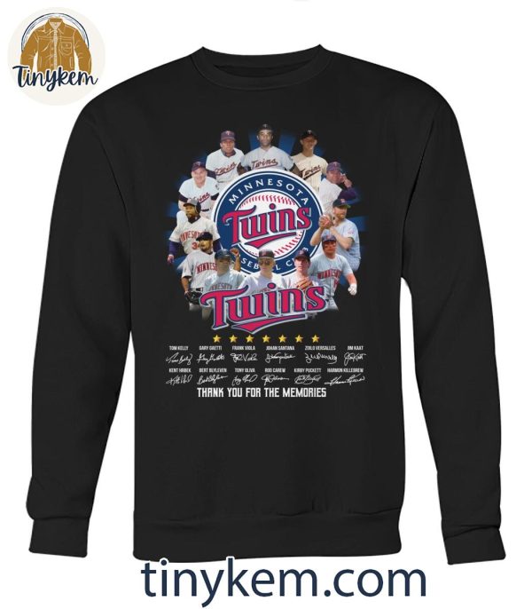 Minnesota Twins Baseball Legends Squad Thank You Shirt