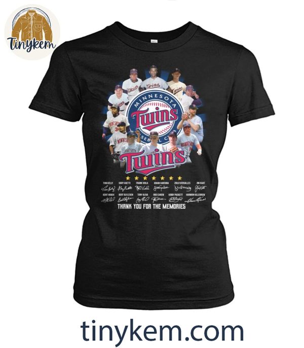 Minnesota Twins Baseball Legends Squad Thank You Shirt