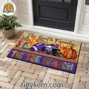 Minnesota Vikings Fall Tis The Season Customized Doormat 2 IQHTs