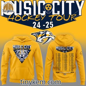 Music City Hockey Tour 2024-2025 Playing All The Smash Hit 3D Hoodie Shirt