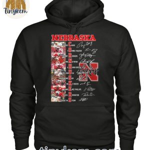 Nebraska Cornhuskers 2024 Team Line Up Player Name Shirt