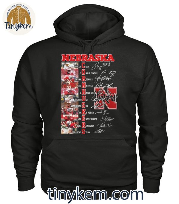 Nebraska Cornhuskers 2024 Team Line Up Player Name Shirt