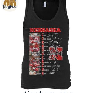 Nebraska Cornhuskers 2024 Team Line Up Player Name Shirt 5 1TJhx