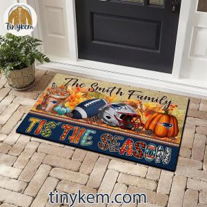 New England Patriots Fall Tis’ The Season Customized Doormat