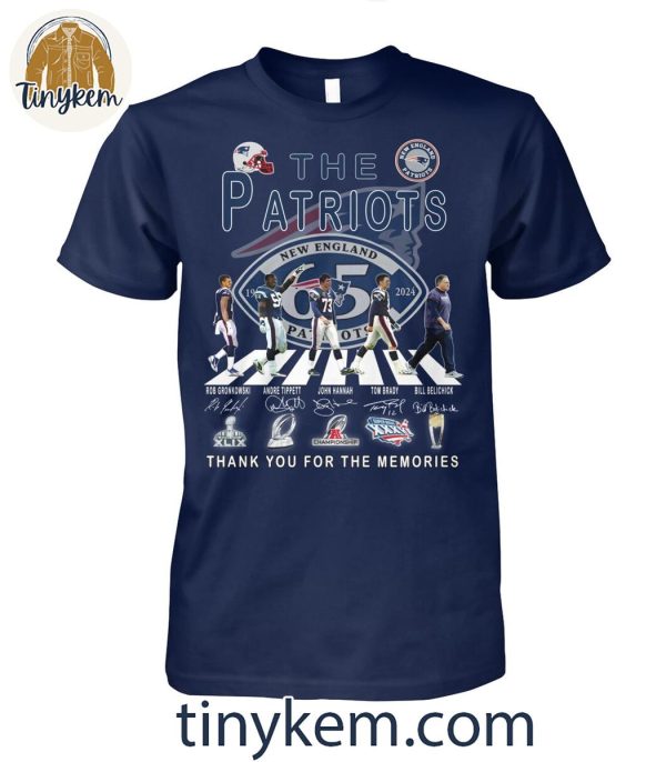 New England Patriots Thank You For The Super Bowl Title 65 Years Shirt