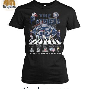 New England Patriots Thank You For The Super Bowl Title 65 Years Shirt 3 QJUCQ