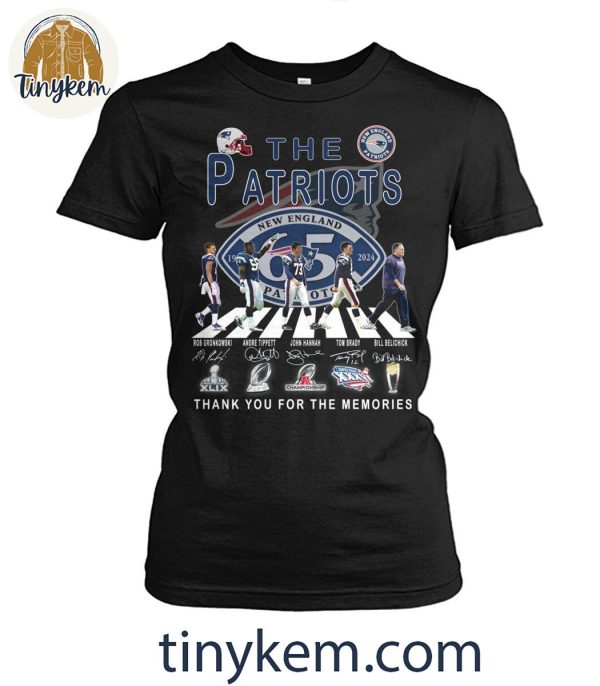 New England Patriots Thank You For The Super Bowl Title 65 Years Shirt