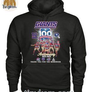 New York Giants Thank You For The Memories Of 100 Years 1925 2025 T Shirt 5 eMwer