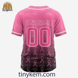 New York Yankees Fight Breast Cancer Customized Baseball Jersey 2 EZzB9