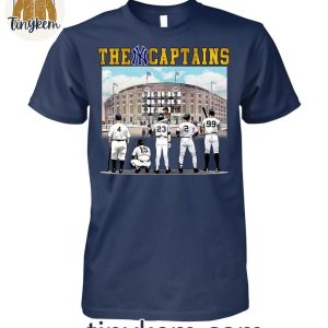 New York Yankees MLB Team The Captains Of All The Generations Shirt