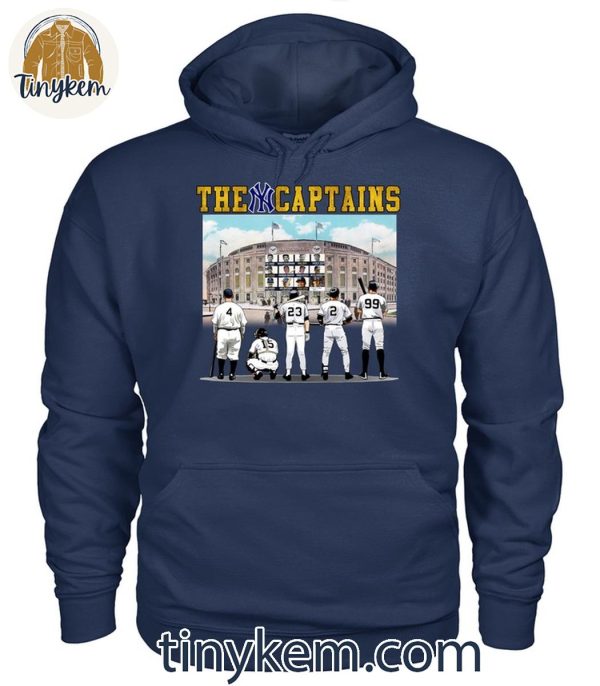 New York Yankees MLB Team The Captains Of All The Generations Shirt