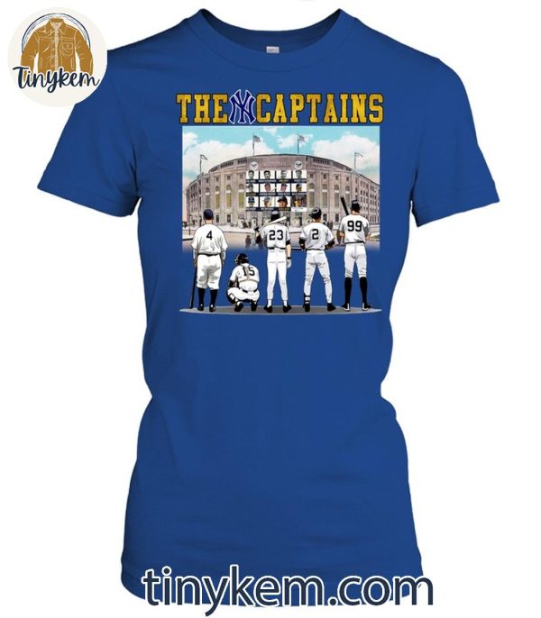 New York Yankees MLB Team The Captains Of All The Generations Shirt