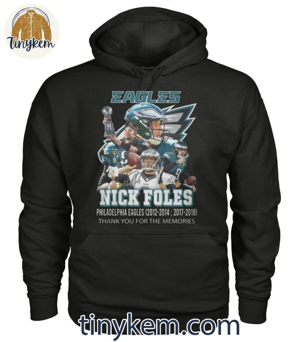 Nick Foles Philadelphia Eagles The Memories Grateful 2012-2024-2017-2018 T-Shirt