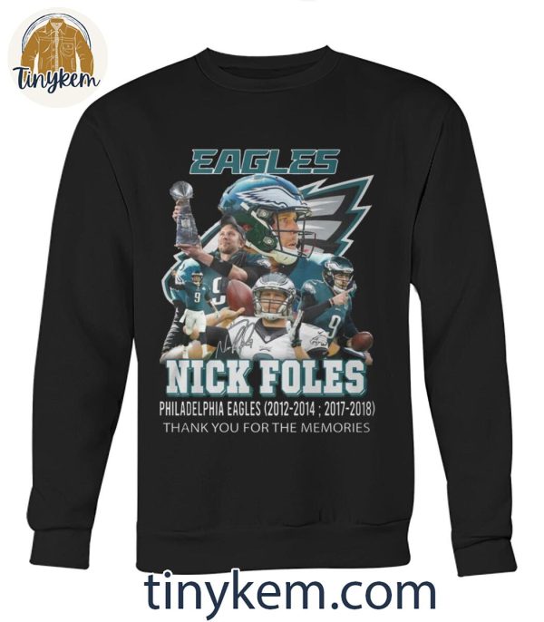 Nick Foles Philadelphia Eagles The Memories Grateful 2012-2024-2017-2018 T-Shirt