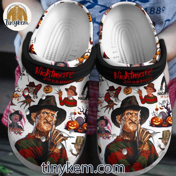 Nightmare On Elm Street Freddy Krueger Halloween 2024 Crocs Clogs